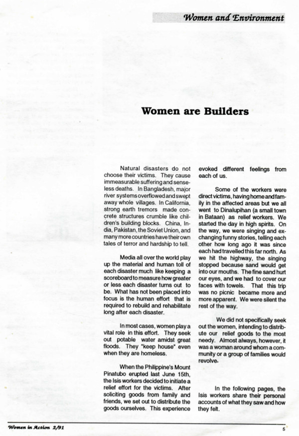 Cover of Women and Environment