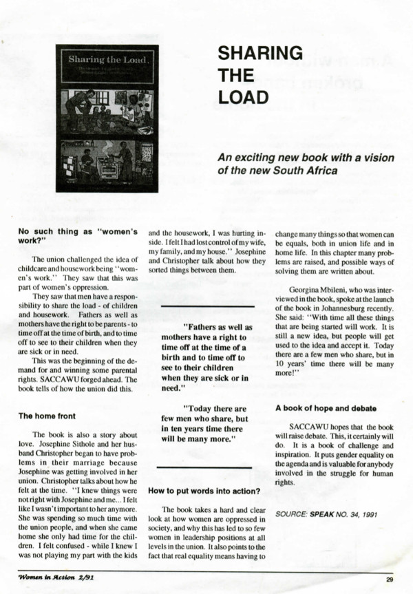 Cover of Sharing the load