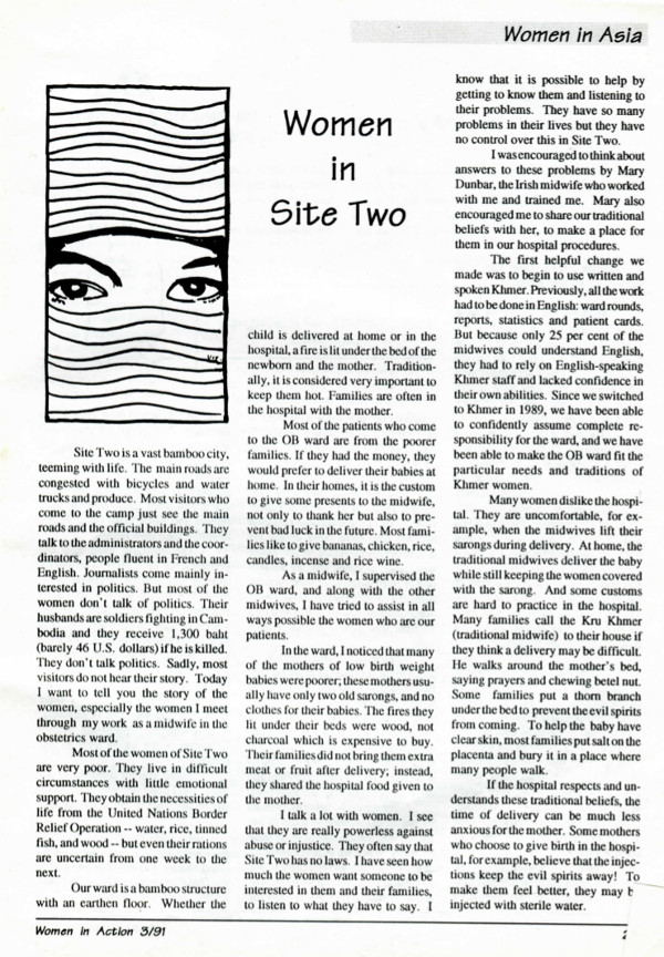 Cover of Women in site two