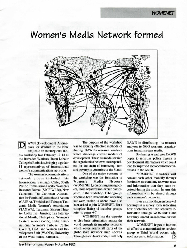 Cover of Women's Media Network formed