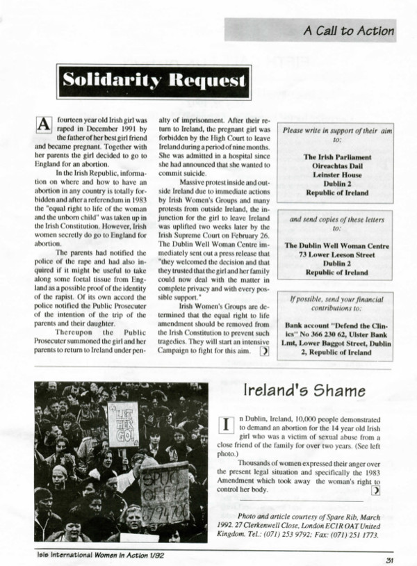 Cover of Solidarity Request