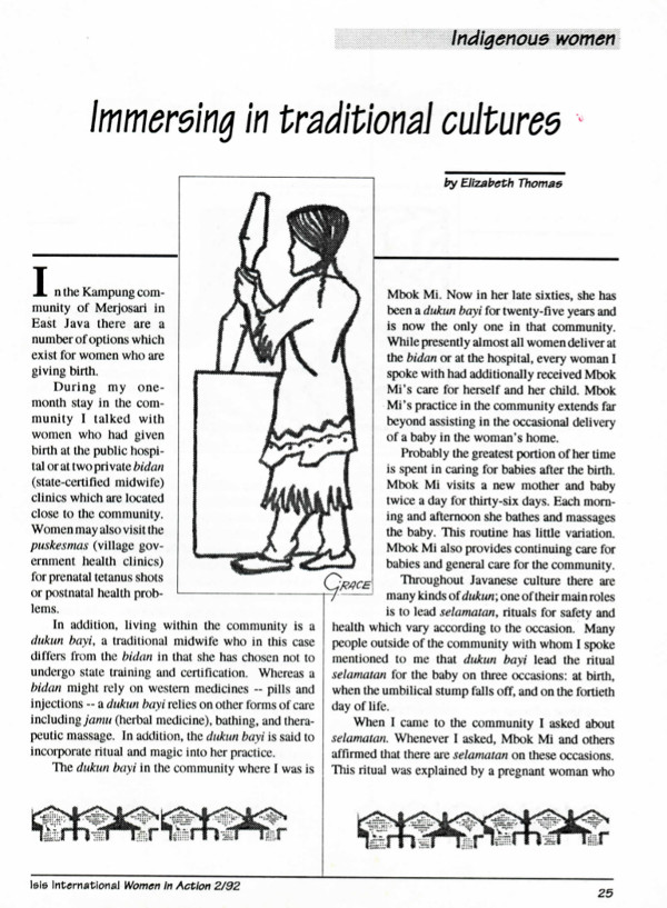 Cover of Immersing in traditional cultures