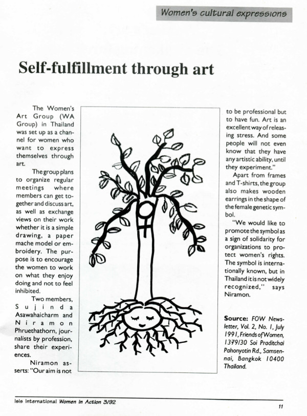 Cover of Self-fulfillment through art