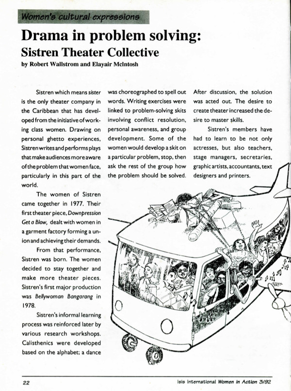 Cover of Drama in problem solving: Sistren Theater Collective