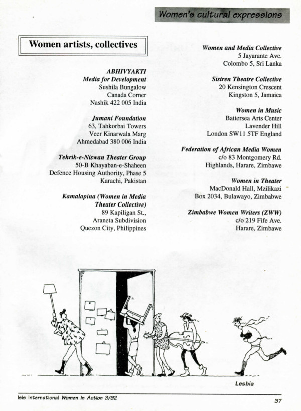 Cover of Women artists, collectives