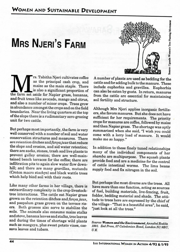 Cover of Mrs Njeri's Farm