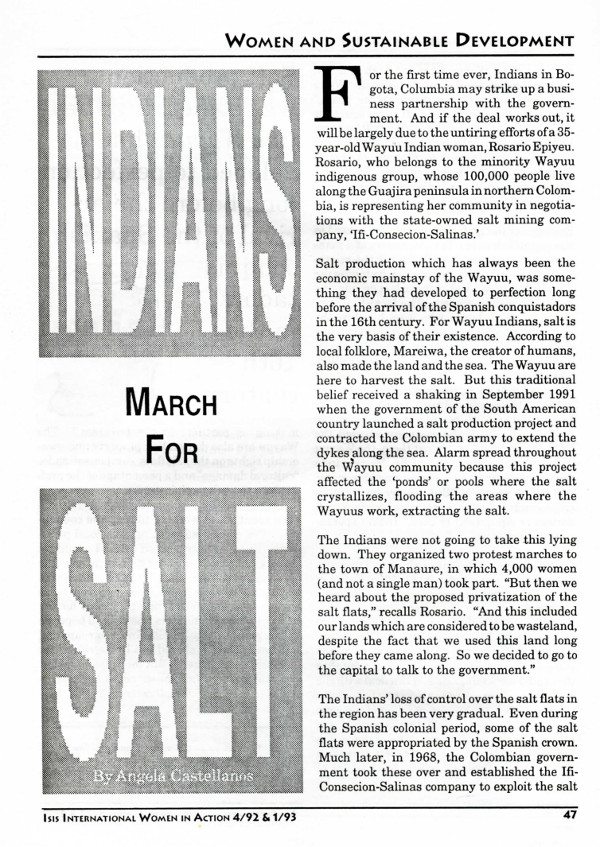 Cover of Indians March for Salt