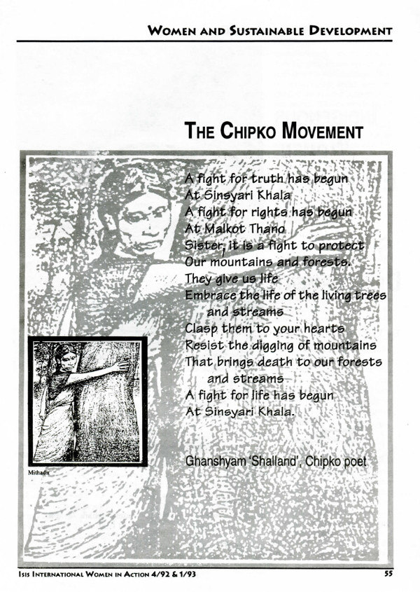 Cover of The Chipko Movement