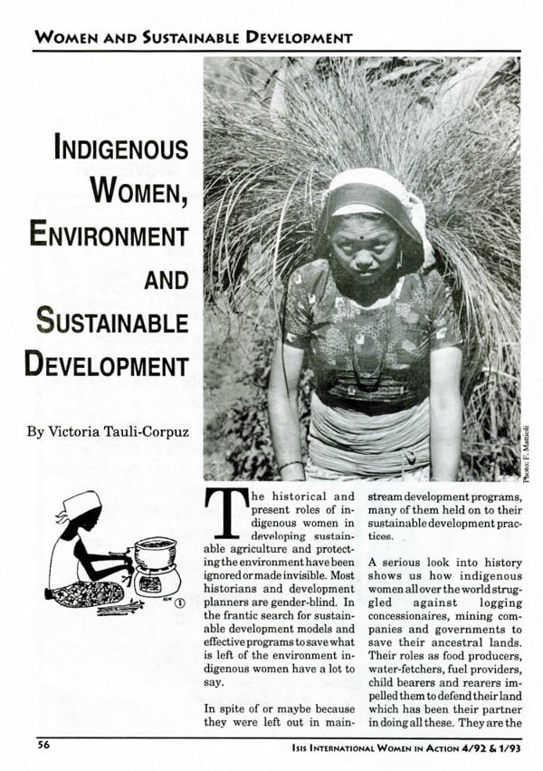 Cover of Indigenous Women, Environment and Sustainable Development