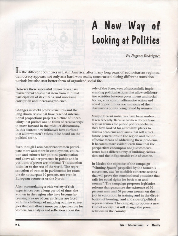 Cover of A New way of looking at politics