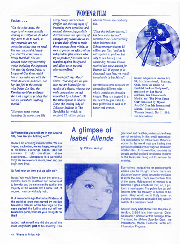 Cover of A glimpse of Isabel Allende