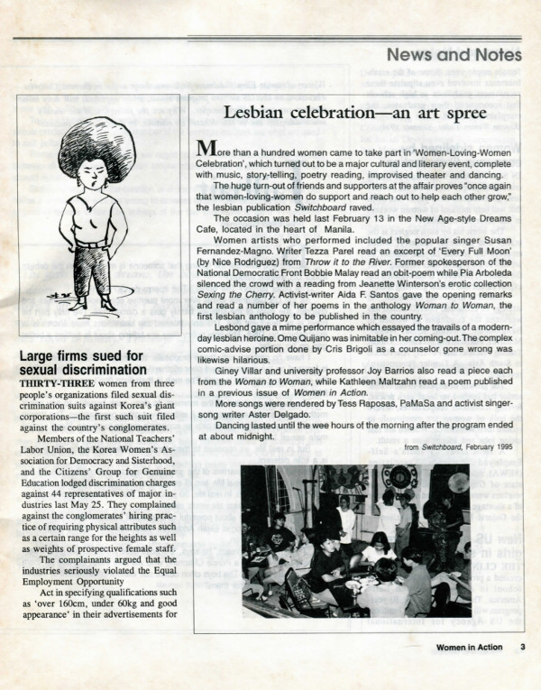 Cover of Lesbian celebration—an art spree