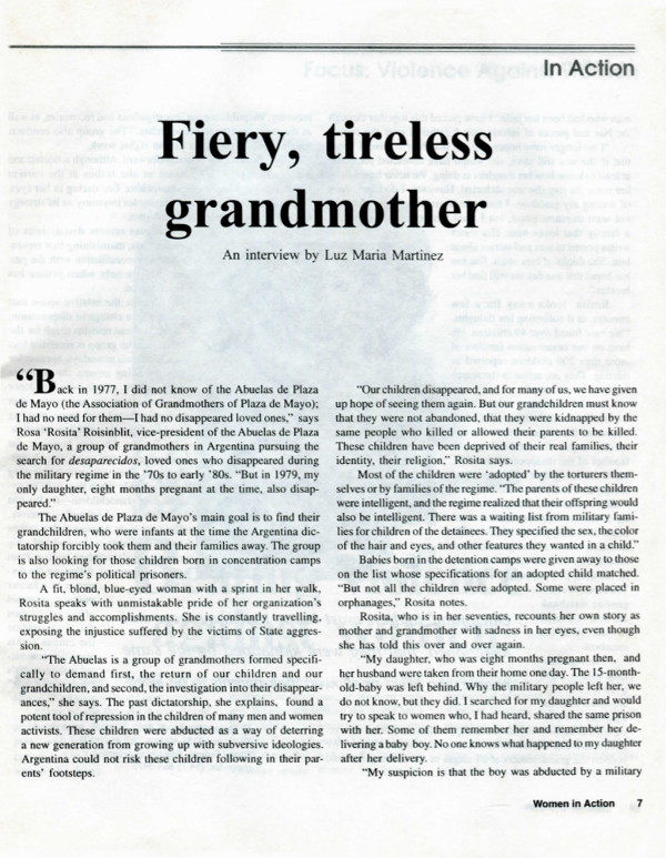 Cover of Fiery, tireless grandmother