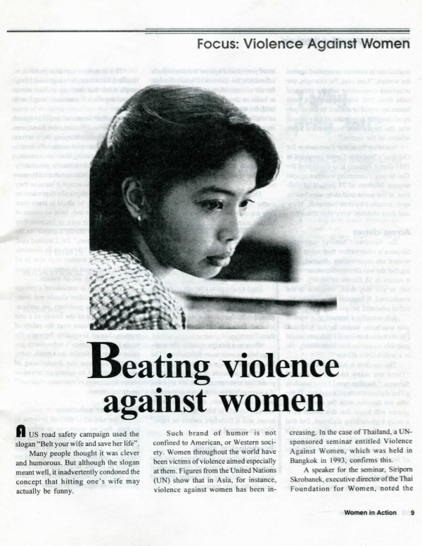 Cover of Beating violence against women