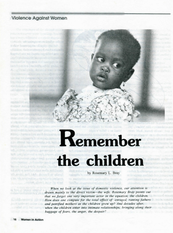 Cover of Remember the children