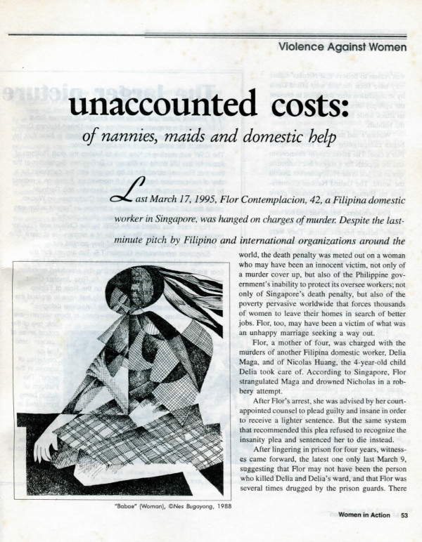 Cover of Unaccounted costs of nannies, maids and domestic help