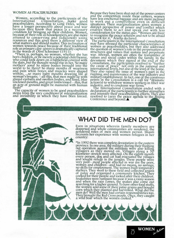 Cover of What did the men do?