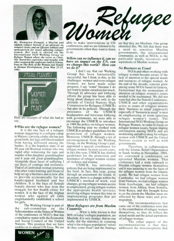 Cover of Refugee Women