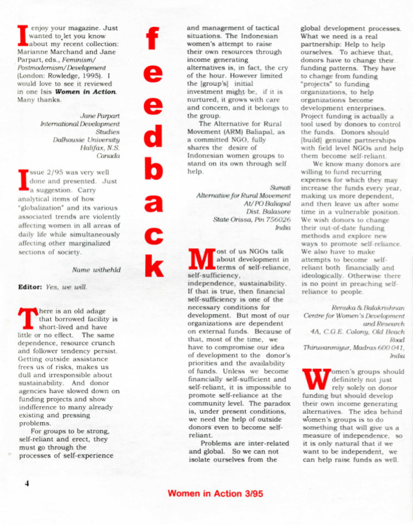 Cover of Feedback