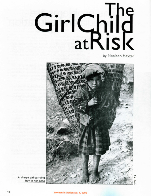 Cover of The Girl Child at Risk