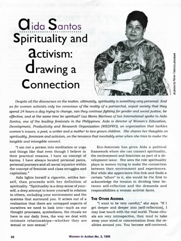 Cover of Spirituality and Activism: Drawing a Connection