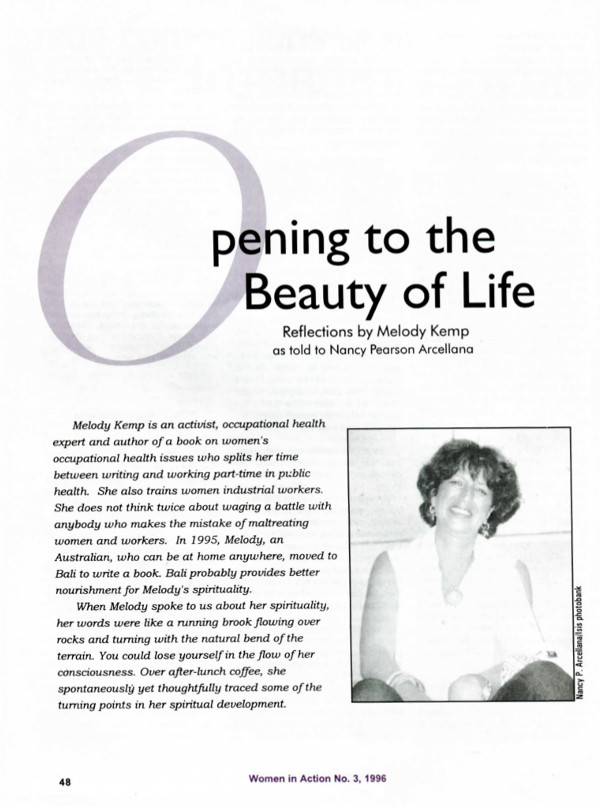 Cover of Opening to the Beauty of Life