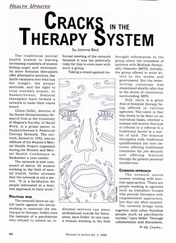 Cover of Cracks in the Therapy System