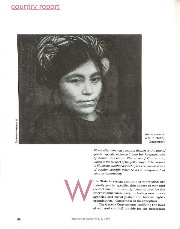 Cover of Gender violence in Guatemala