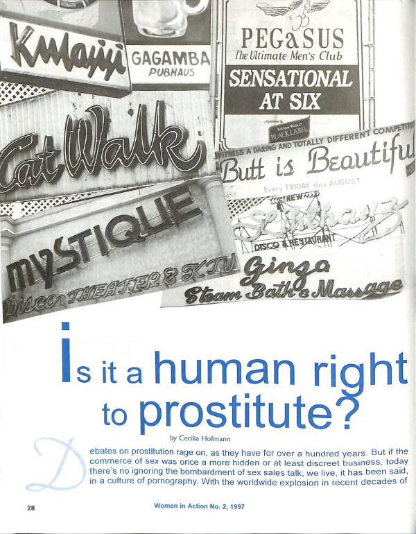 Cover of Is it a human right to prostitute?