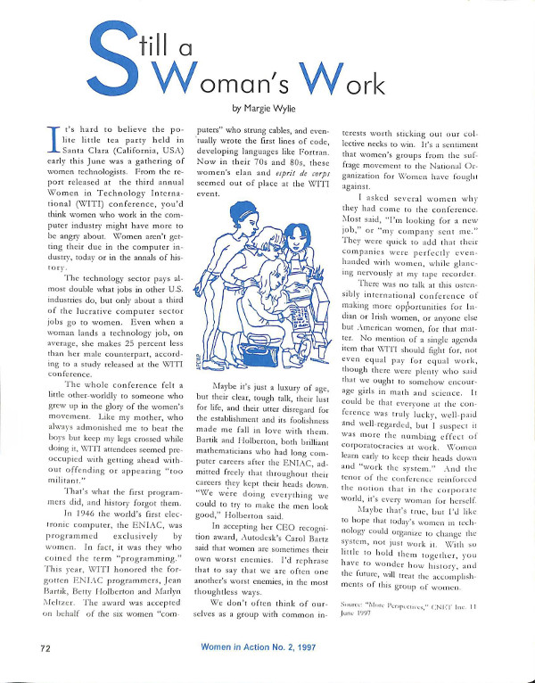 Cover of Still a woman's work