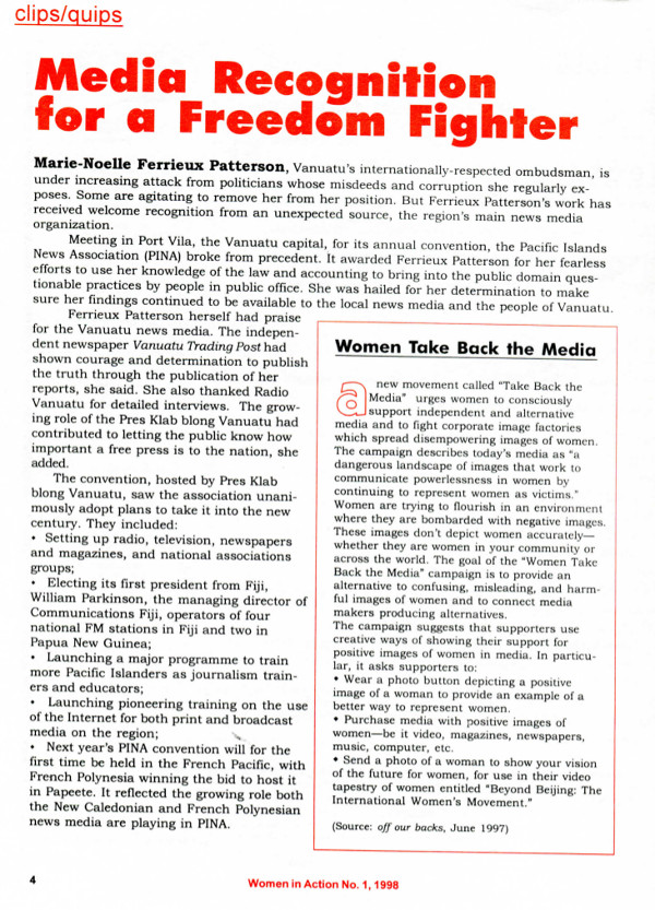 Cover of Women Take Back the Media