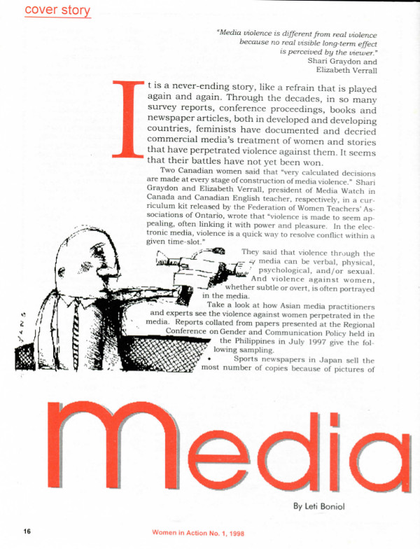 Cover of Media violence