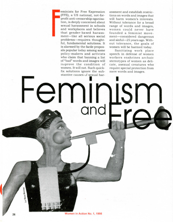 Cover of Feminism and Free Speech