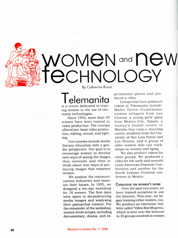 Cover of Women and New Technology