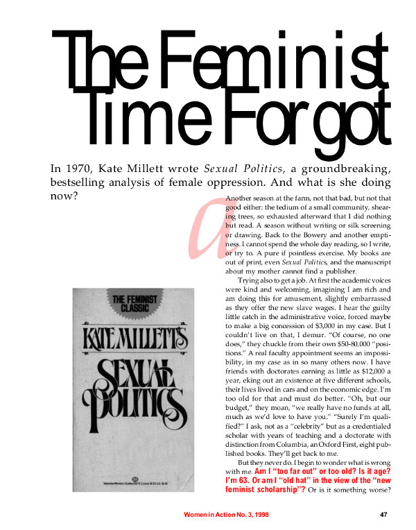 Cover of The Feminist Time Forgot