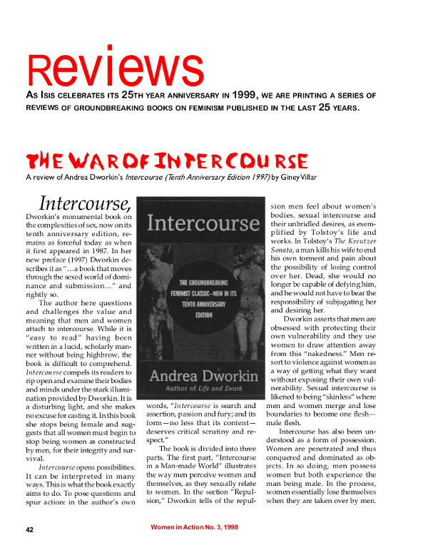 Cover of The War of Intercourse