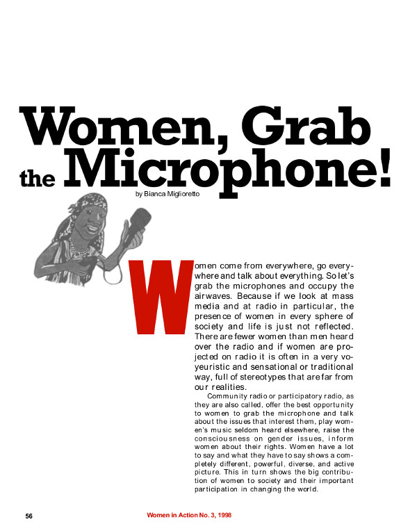 Cover of Women, Grab the Microphone