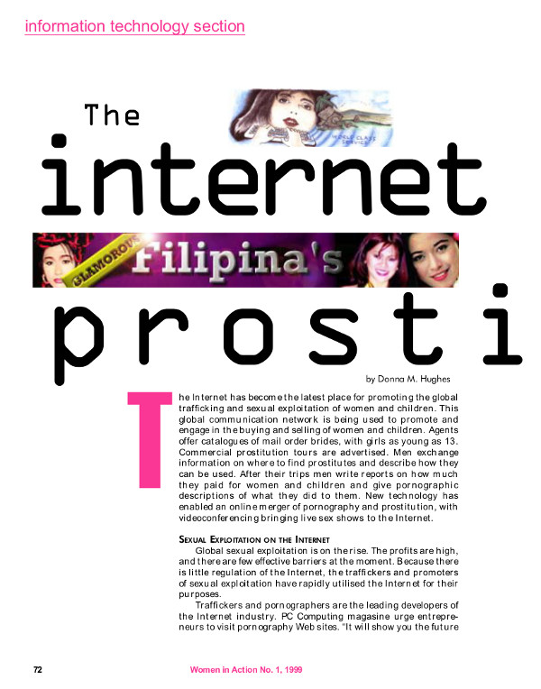 Cover of The Internets and the global prostitution industry