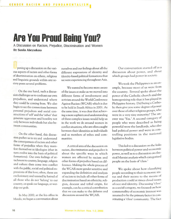 Cover of Are You Proud Being You?