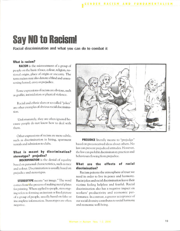 Cover of Say No to Racism!