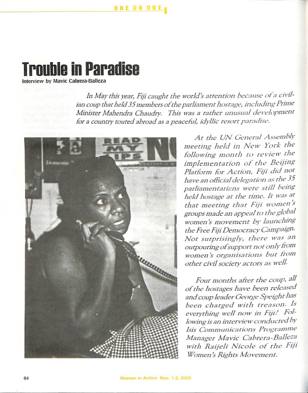 Cover of Trouble in Paradise