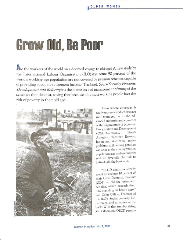 Cover of Grow Old, Be Poor