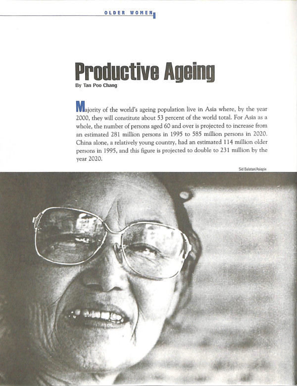 Cover of Productive Ageing