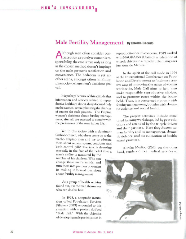 Cover of Male Fertility Management