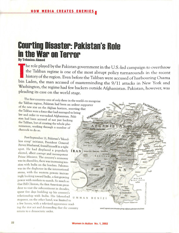 Cover of Courting Disaster: Pakistan's Roie in the War on Terror