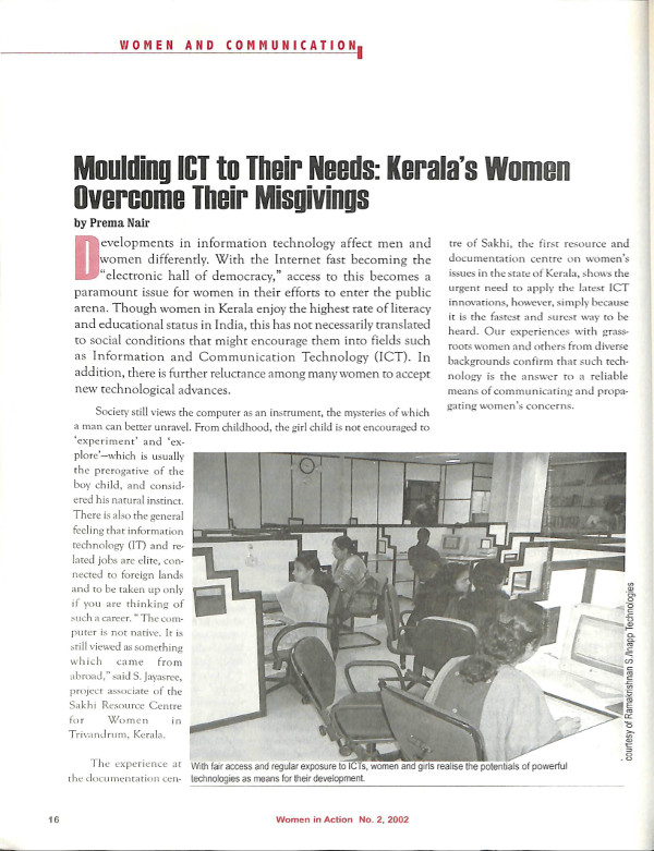 Cover of Moulding ICT to Their Needs: Kerala's Women Overcome Their Misgivings