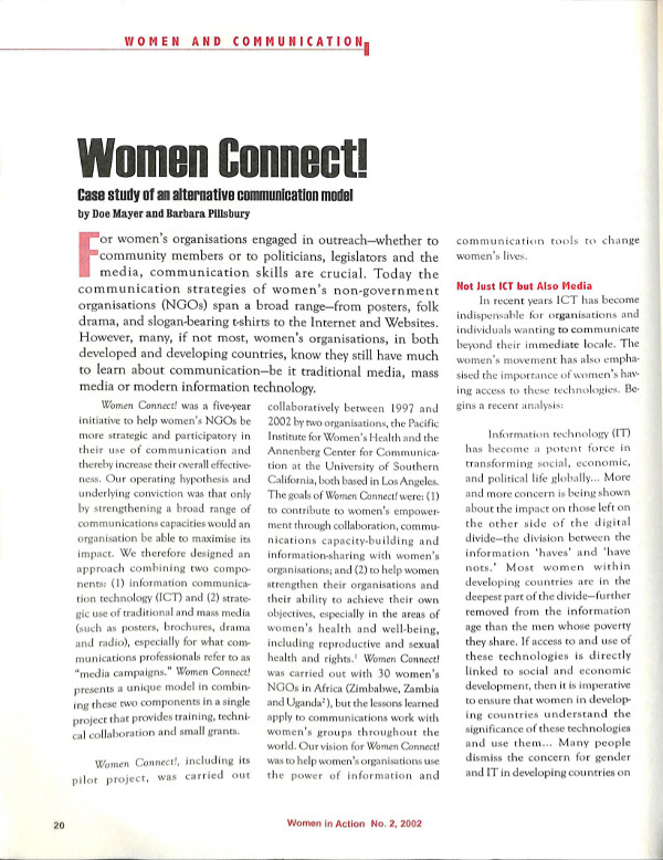 Cover of Women Connect!