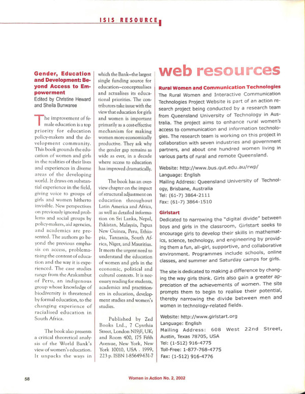 Cover of Web Resources