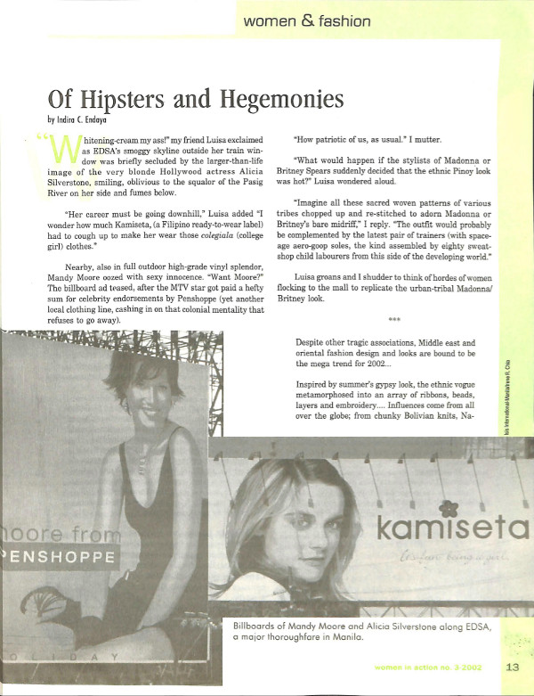 Cover of Of Hipsters and Hegemonies