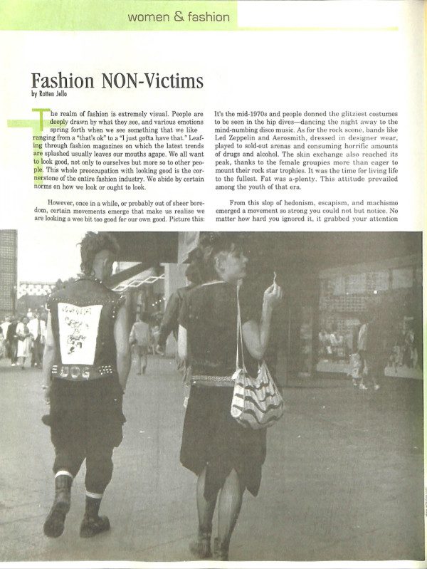 Cover of Fashion NON-Victims